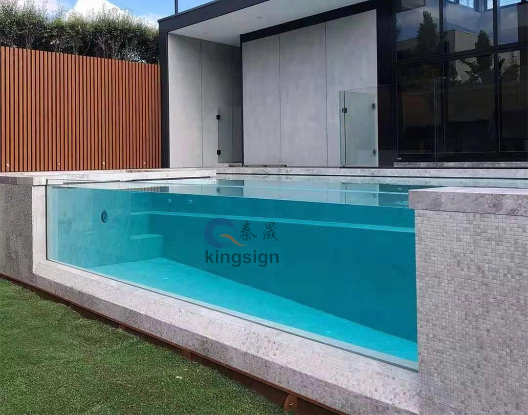 Quam ut patet et ponere acrylic swimming piscinam fenestra